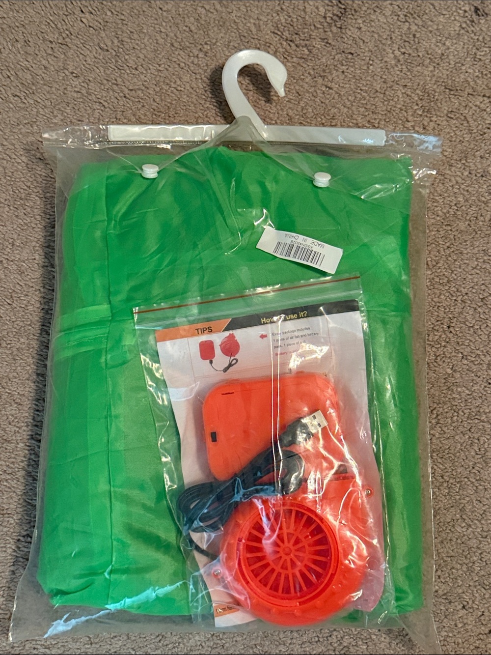Green Alien Inflatable adult Costume - Unbranded - Picture 2 of 2